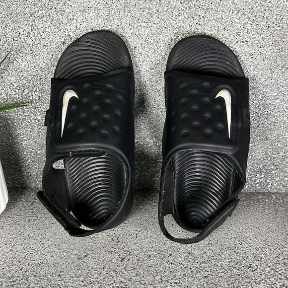 Nike Sunray Protect 2 Slip On Sandals Shoes Velcro Toddler Size 10 - Picture 2 of 8